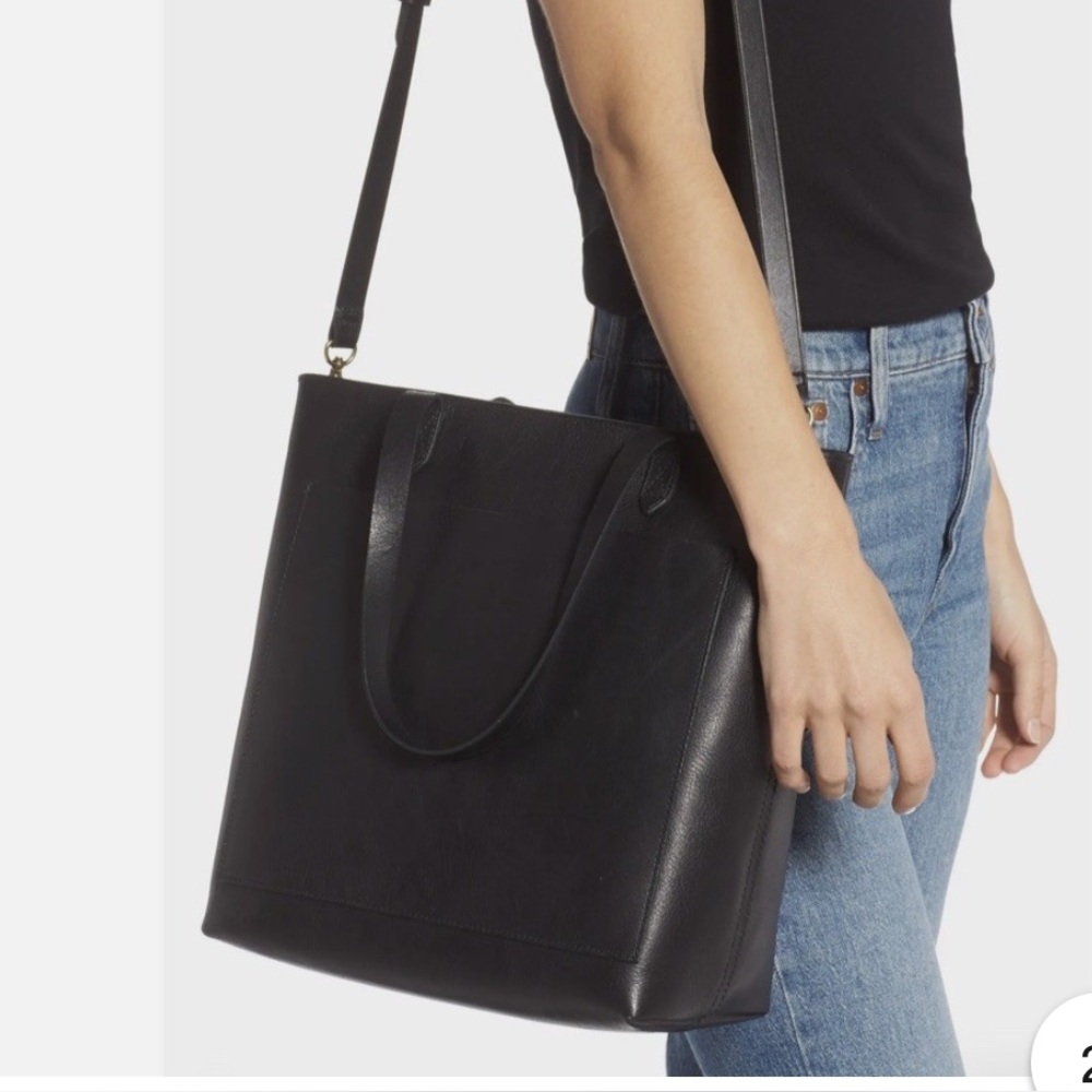 NWOT Madewell medium transport tote with zipper